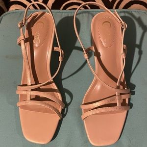 Comfort Est 1946 GoldishTan Sandal Heels Size 8 $18